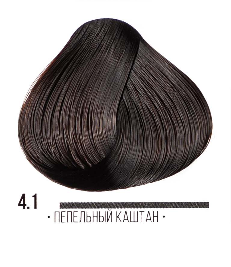 фото Kaaral Стойкая крем-краска для волос серии ААА 4.1 Пепельный Каштан Hair Cream Colorant,  100 мл, AAA4.1 