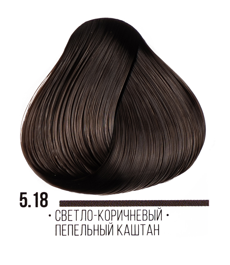 фото Kaaral Стойкая крем-краска для волос серии ААА 5.18 Светло-коричневый пепельный каштан Hair Cream Colorant,  100 мл, AAA5.18 
