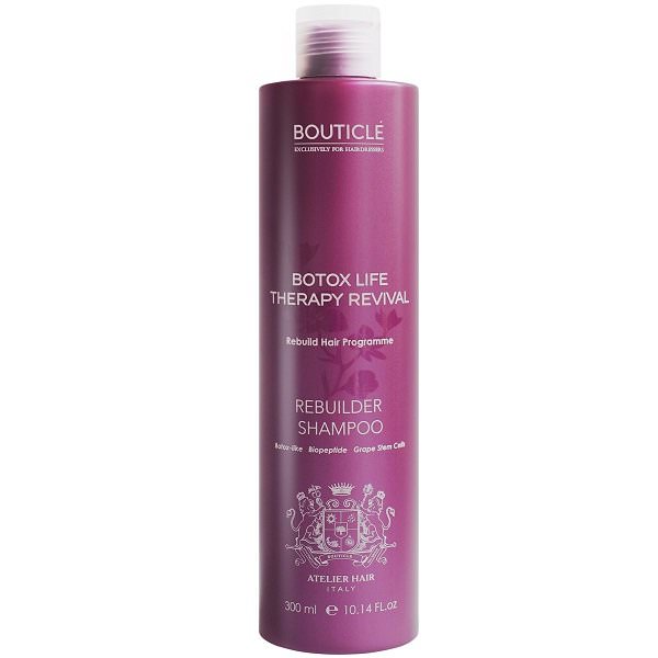 фото Bouticle Ботокс восстанавливающий шампунь для химически поврежденных волос "Rebuilder Shampoo", 300 мл, 3107015 