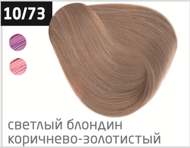 фото OLLIN Перманентная крем-краска для волос PERFORMANCE 10/73 светлый блондин коричнево-золотистый, (60 мл), 728363 