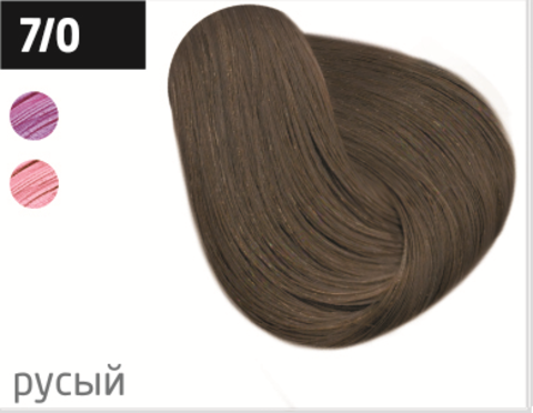 фото OLLIN Перманентная крем-краска для волос COLOR 7/0 русый,  770518_100мл 