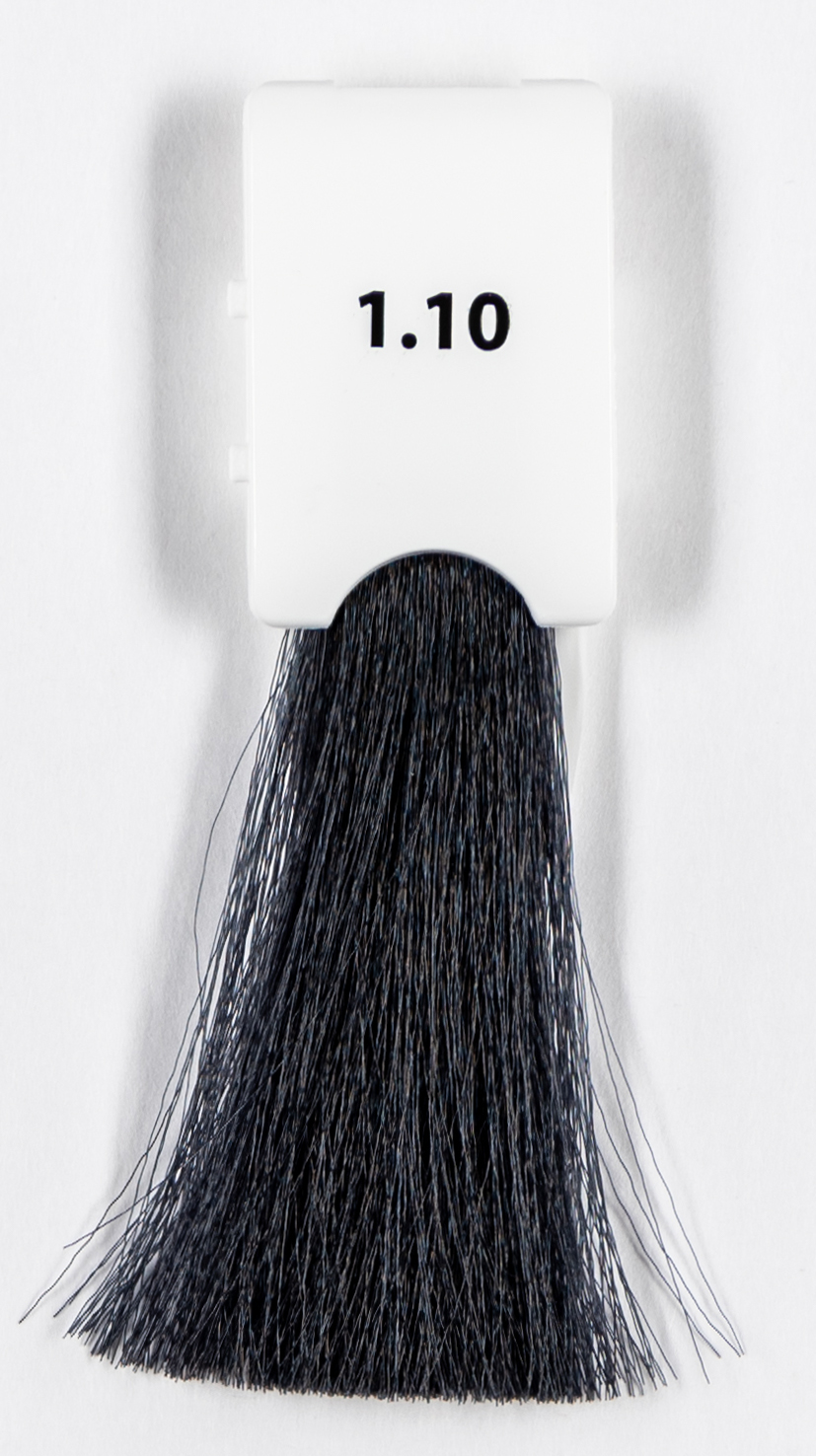 фото Kaaral Крем-краска с гидролизатами шелка "Baco COLOR COLLECTION" B1.10 сине-черный, 100 мл, B1.10 