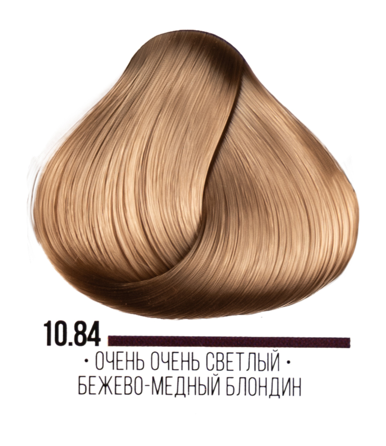 фото Kaaral Стойкая крем-краска для волос серии AAA 10.84 Очень очень светлый бежево-медный блондин Hair Cream Colorant,  100 мл, AAA10.84 