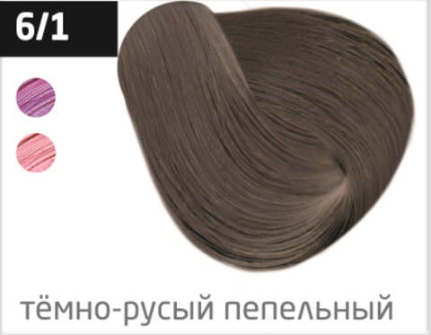фото OLLIN Безаммиачный стойкий краситель для волос SILK TOUCH  6/1 темно-русый пепельный, 60 мл, 729254 