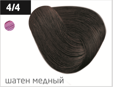фото OLLIN Перманентная крем-краска для волос PERFORMANCE 4/4 шатен медный, (60 мл), 727960 