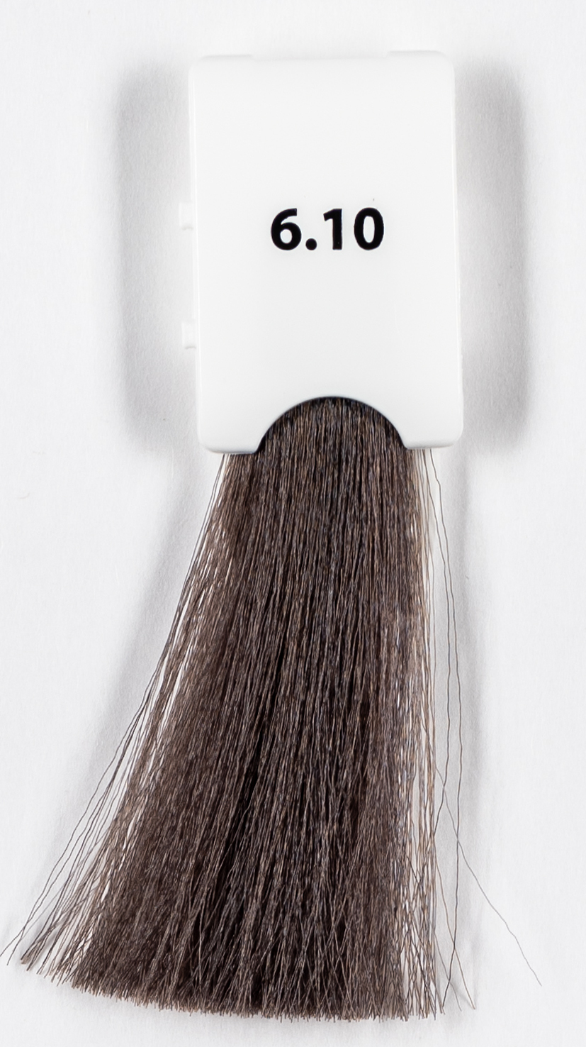 фото Kaaral Крем-краска с гидролизатами шелка "Baco COLOR COLLECTION" B6.10 темный пепельный блондин, 100 мл, B6.10 