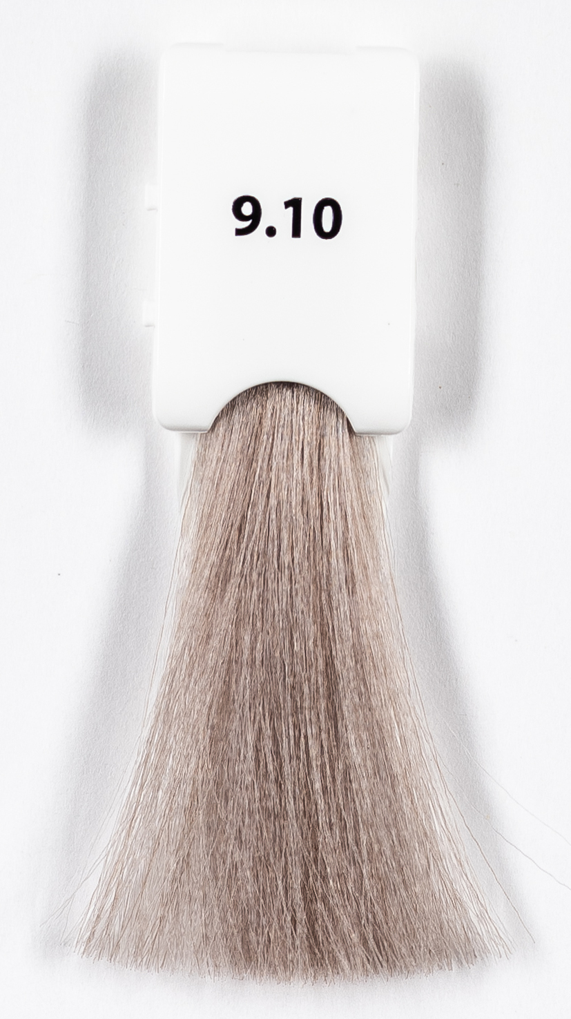 фото Kaaral Крем-краска с гидролизатами шелка "Baco COLOR COLLECTION"  B9.10 очень светлый пепельный блонд, 100 мл, B9.10 