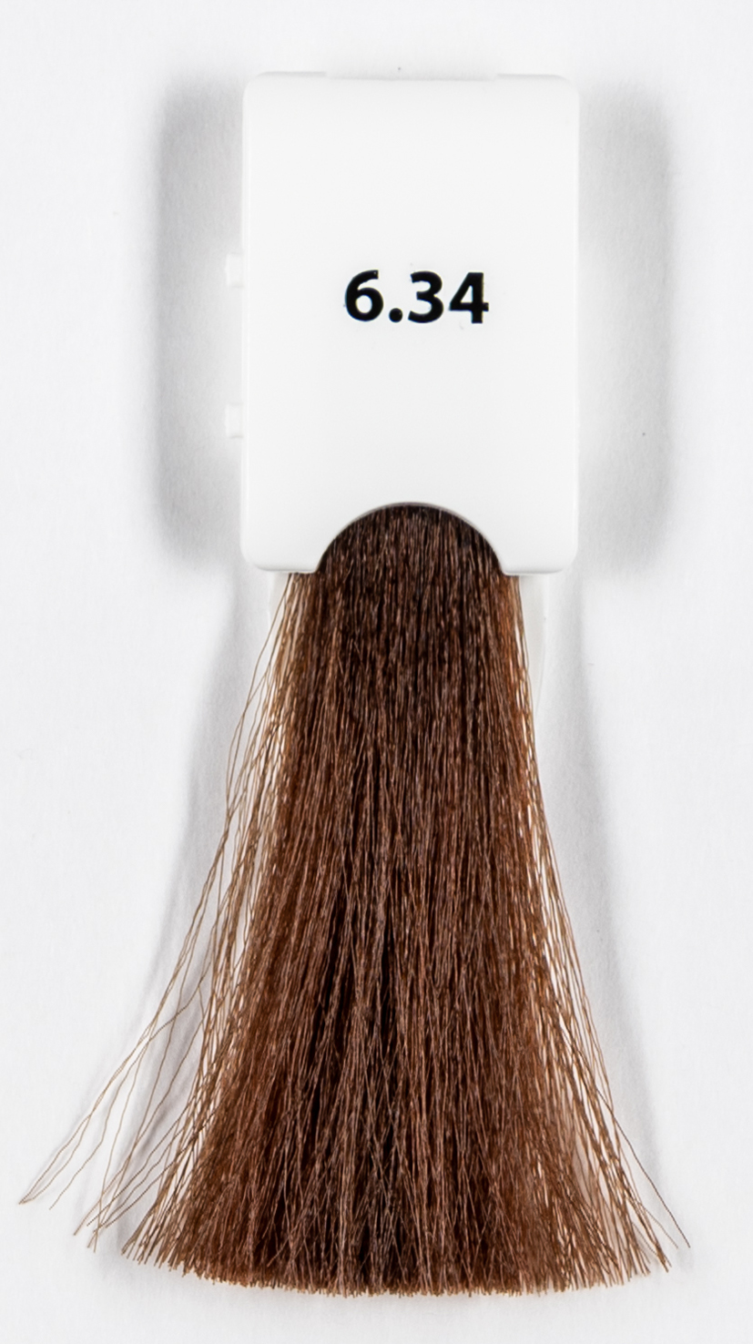 фото Kaaral Крем-краска с гидролизатами шелка "Baco COLOR COLLECTION" B6.34 темный золотисто-медный блонд, 100 мл, B6.34 
