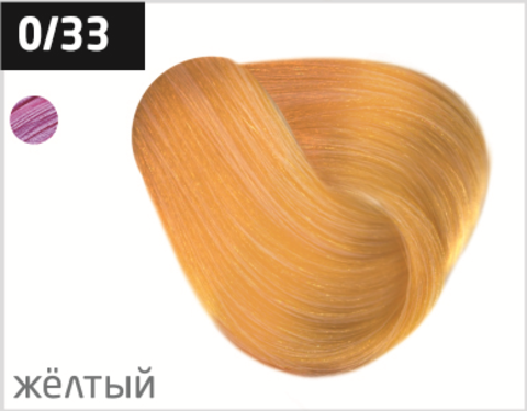 фото OLLIN Перманентная крем-краска для волос COLOR 0/33 корректор желтый, 770181_100мл 