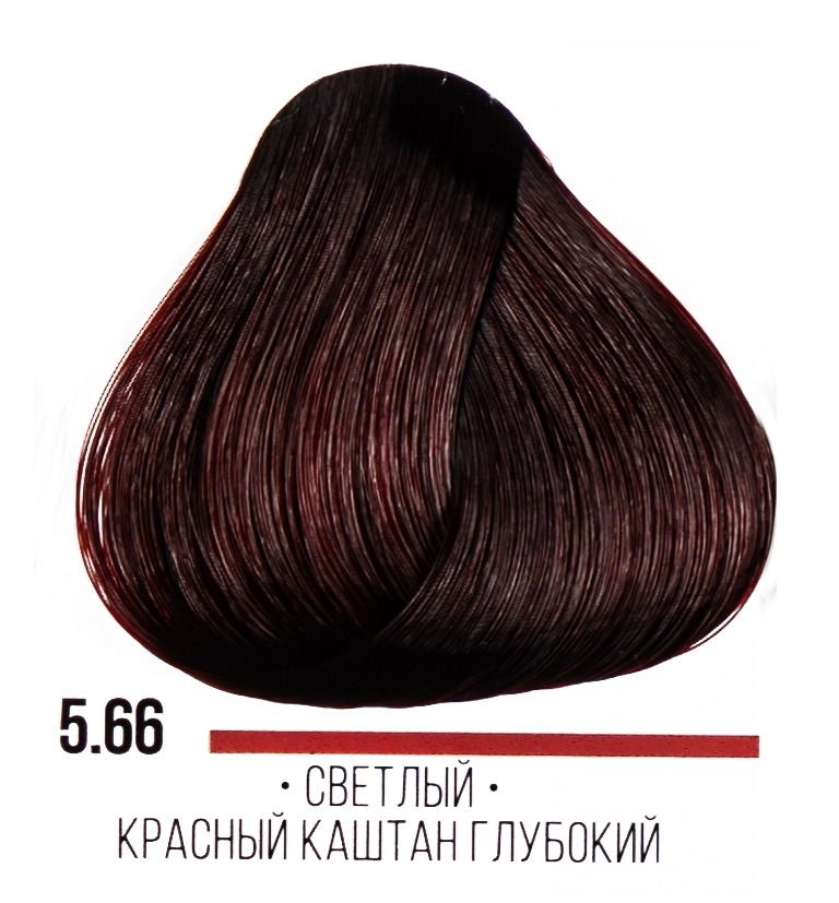 фото Kaaral Стойкая крем-краска для волос серии AAA 5.66 Светлый глубокий красный каштан Hair Cream Colorant,  100 мл, AAA5.66 