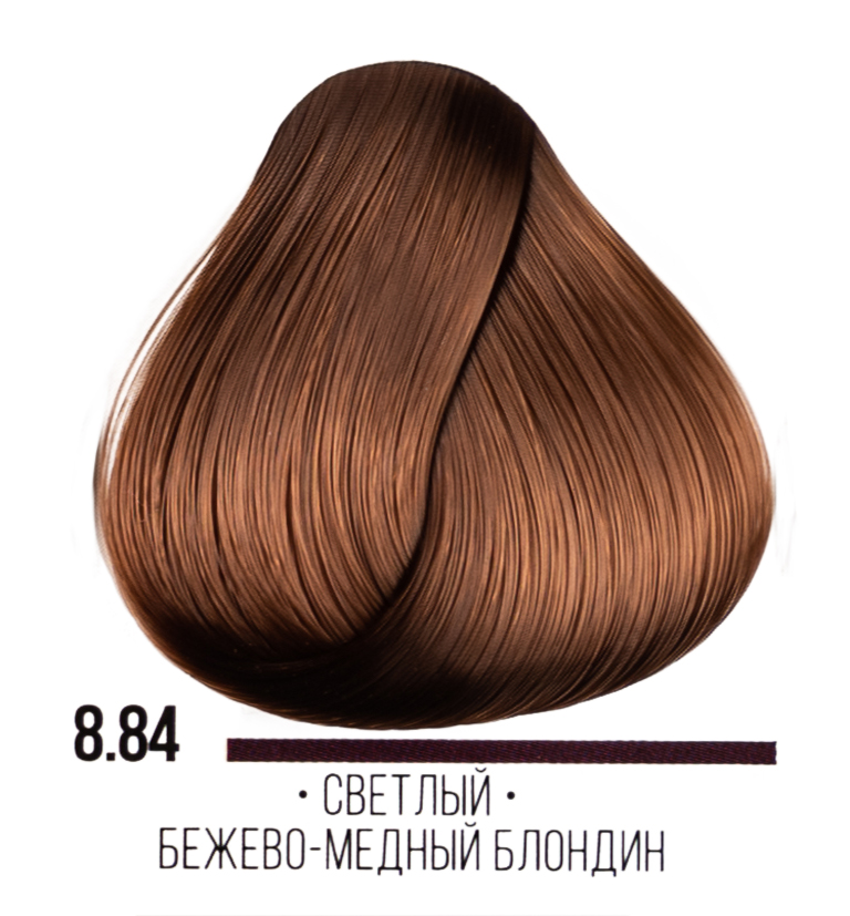 фото Kaaral Стойкая крем-краска для волос серии AAA 8.84 Светлый бежево-медный блондин Hair Cream Colorant,  100 мл, AAA8.84 