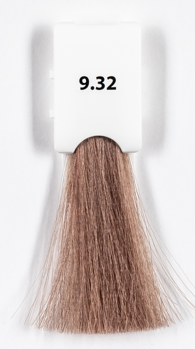 фото Kaaral Крем-краска с гидролизатами шелка "Baco COLOR COLLECTION" B9.32 очень светлый золотисто-фиолетовый блонд, 100 мл, B9.32 