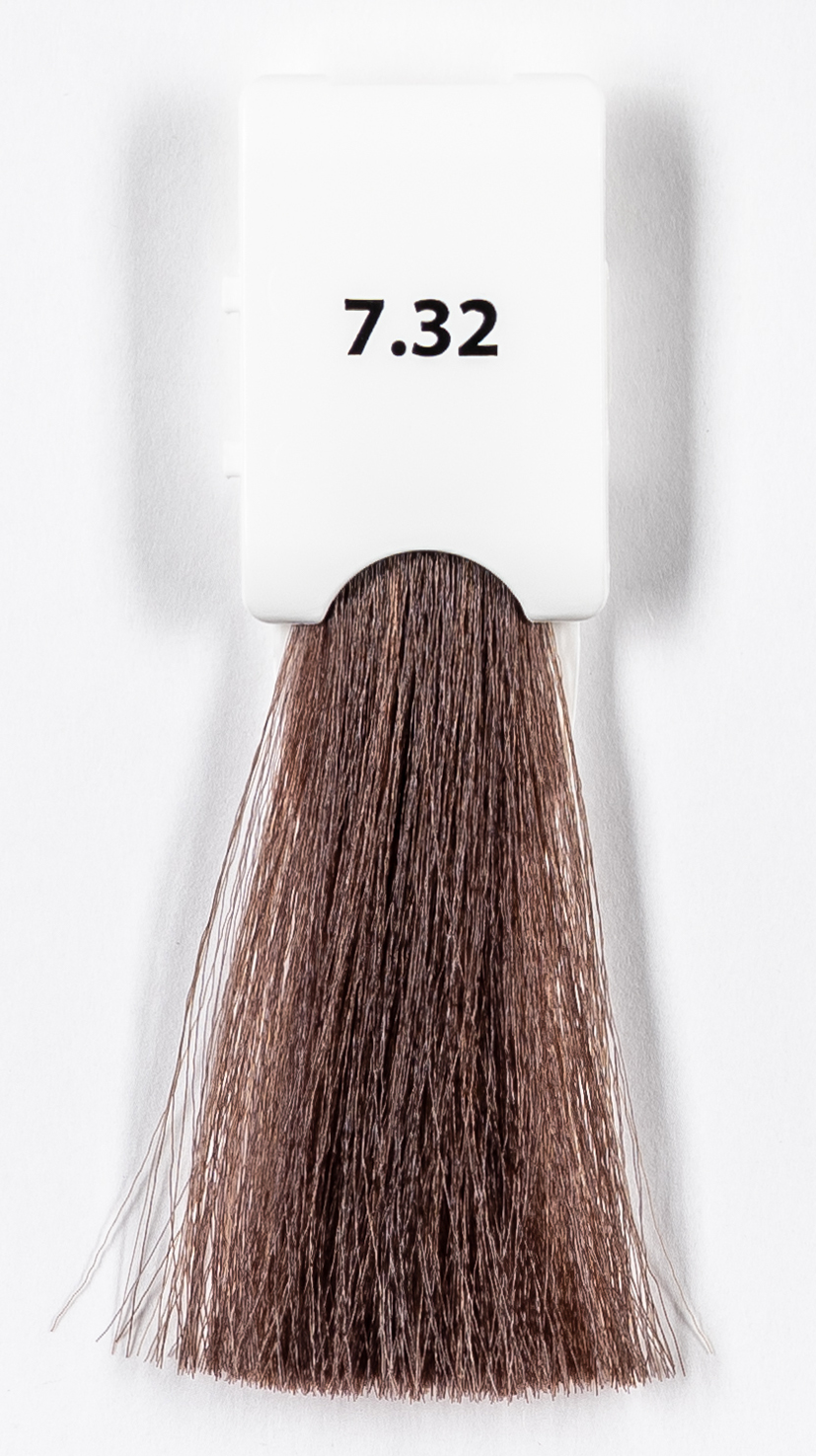 фото Kaaral Крем-краска с гидролизатами шелка "Baco COLOR COLLECTION" B7.32 средний золотисто-фиолетовый блонд, 100 мл, B7.32 