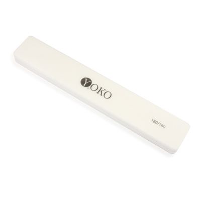 фото Пилка-блок 180/180 белая "Yoko" SBF004 