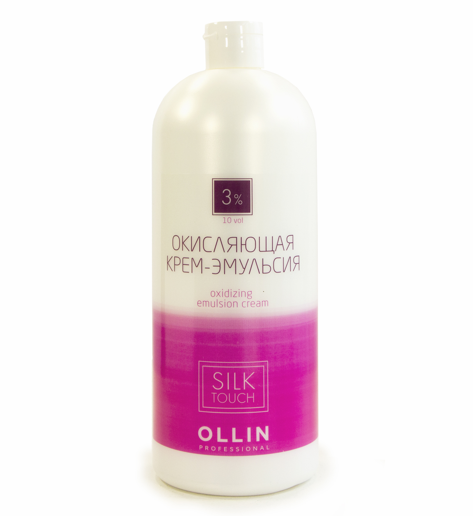 фото OLLIN silk touch    3% 10vol. Окисляющая крем-эмульсия 1000 мл/ Oxidizing Emulsion cream, 729032 