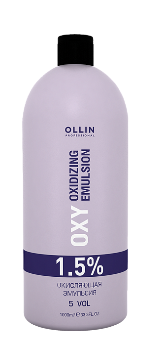 фото OLLIN performance OXY 1,5% 5vol. Окисляющая эмульсия (1000 мл) 727205 сиреневый 