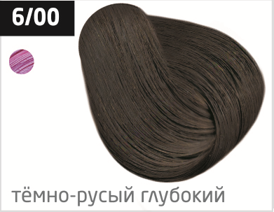 фото OLLIN Перманентная крем-краска для волос PERFORMANCE 6/00 темно-русый глубокий, (60 мл), 727434 