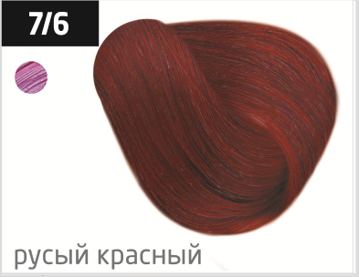 фото OLLIN Перманентная крем-краска для волос PERFORMANCE 7/6 русый красный, (60 мл), 728134 