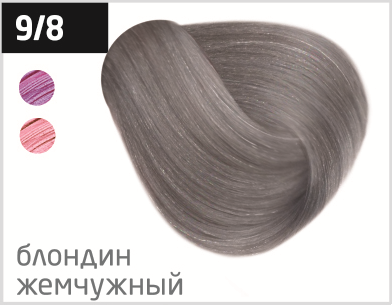 фото OLLIN Перманентная крем-краска для волос PERFORMANCE 9/8 блондин жемчужный, (60 мл), 728394 